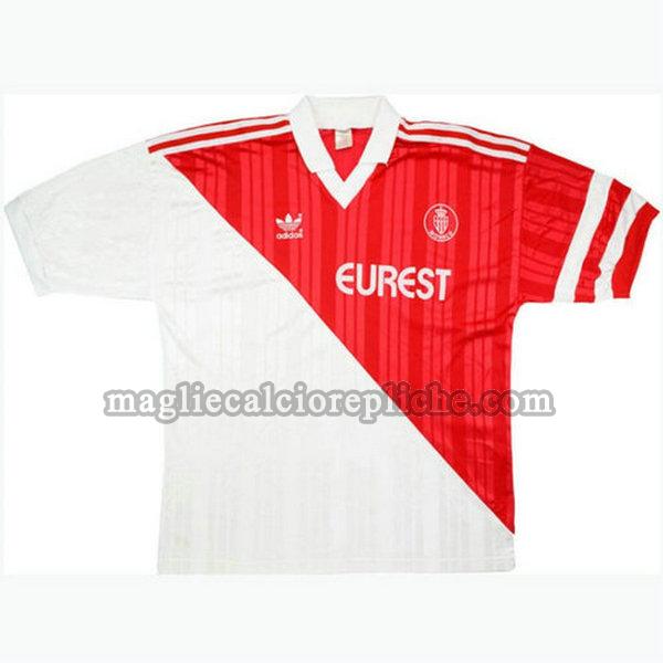 prima maglie calcio as monaco 1994-1995 rosso