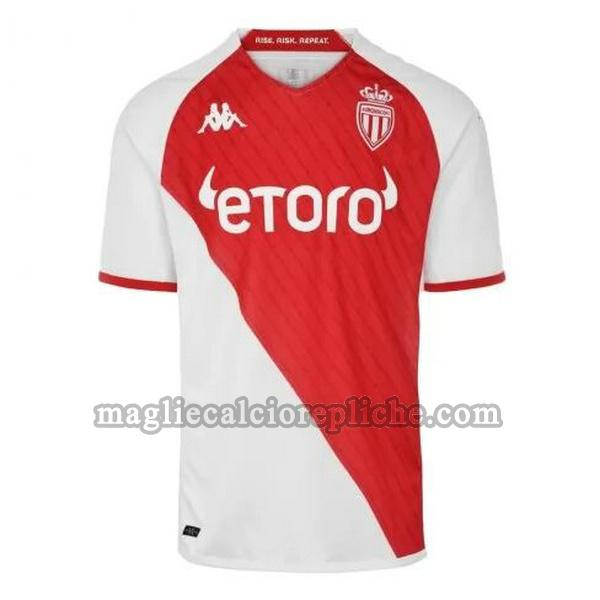 prima maglie calcio as monaco 2022 2023 thailandia rosso bianco