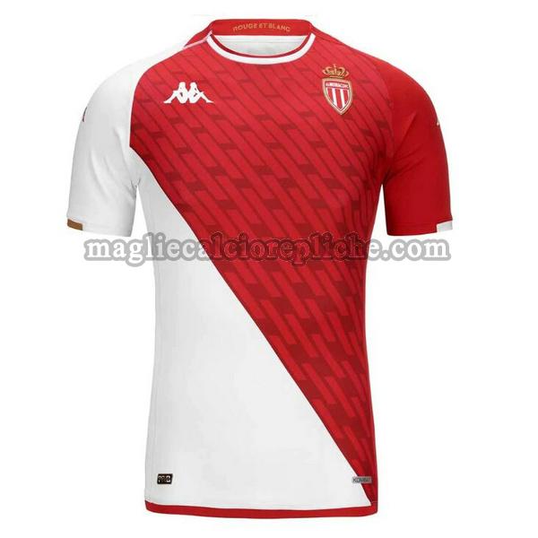 prima maglie calcio as monaco 2023 2024 thailandia bianco rosso