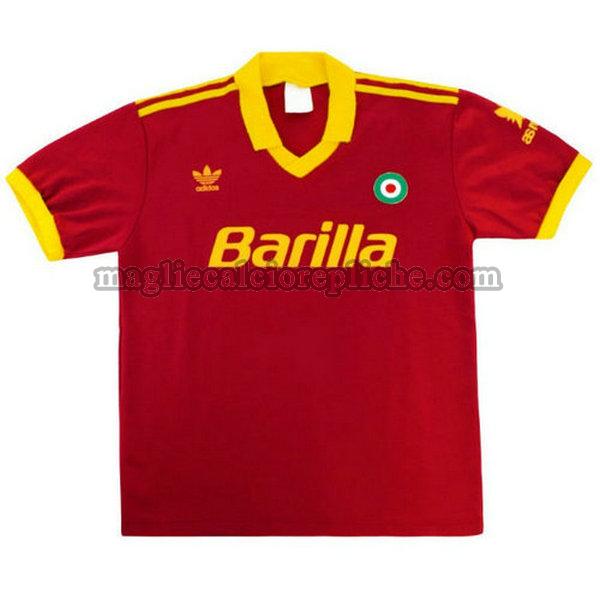 prima maglie calcio as roma 1991-1992 rosso