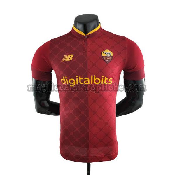 prima maglie calcio as roma 2022 2023 player rosso