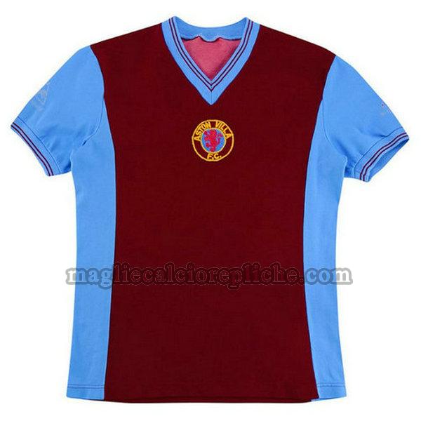 prima maglie calcio aston villa 1981-1992 rosso