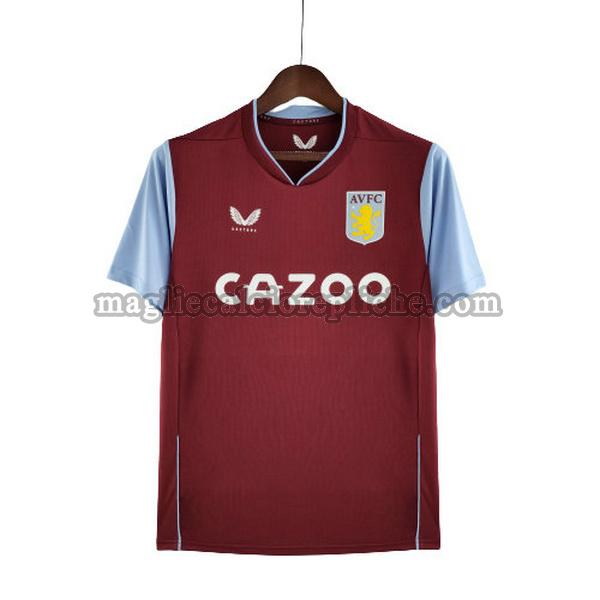 prima maglie calcio aston villa 2022 2023 thailandia rosso