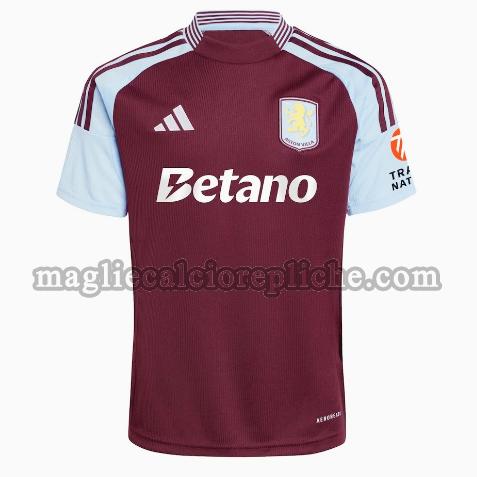 prima maglie calcio aston villa 2025 2026 thailandia rosso