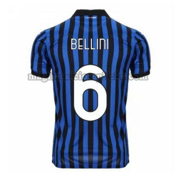 prima maglie calcio atalanta 2020-2021 bellini 6 blu