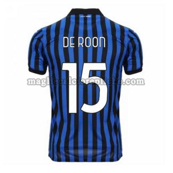 prima maglie calcio atalanta 2020-2021 de roon 15 blu