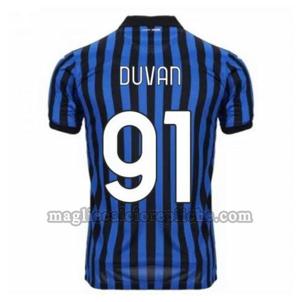 prima maglie calcio atalanta 2020-2021 duvan 91 blu