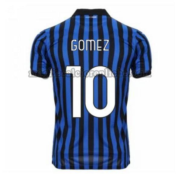 prima maglie calcio atalanta 2020-2021 gomez 10 blu