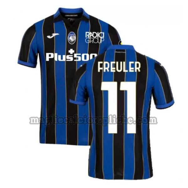 prima maglie calcio atalanta 2021 2022 (freuler 11 blu nero