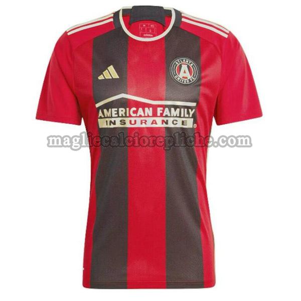 prima maglie calcio atlanta united 2023 2024 thailandia rosso nero