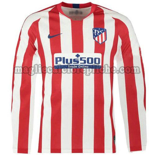 prima maglie calcio atlético madrid 2019-2020 manica lunga