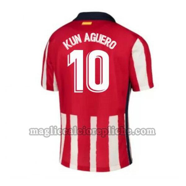 prima maglie calcio atlético madrid 2020-2021 kun aguero 10