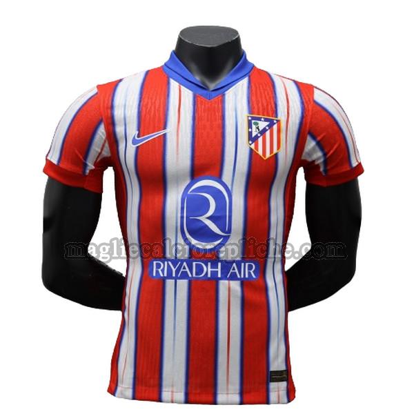 prima maglie calcio atlético madrid 2024 2025 player rosso bianco