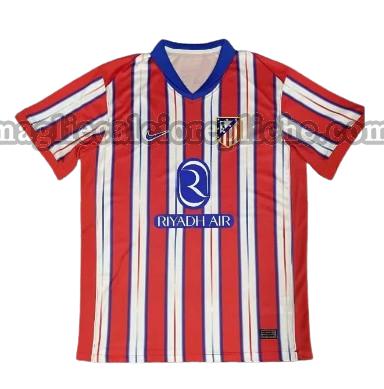 prima maglie calcio atlético madrid 2024 2025 thailandia rosso bianco
