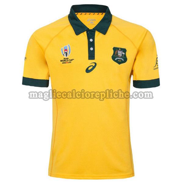 prima maglie calcio australia 2019 giallo