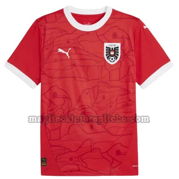 prima maglie calcio austria 2024 thailandia rosso