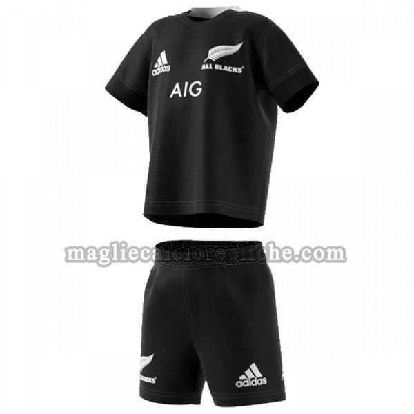 prima maglie calcio bambino all blacks 2019 nero