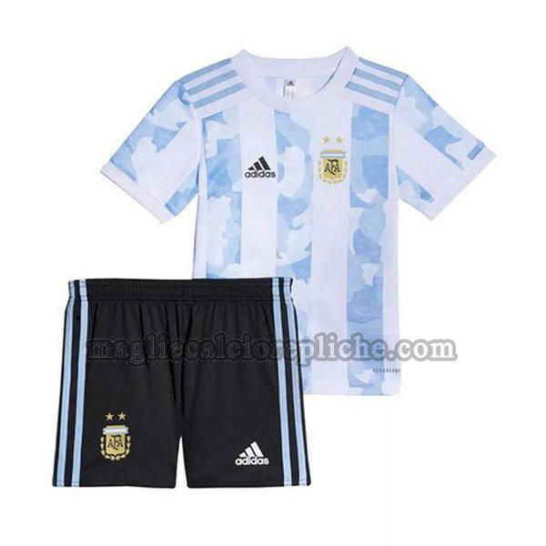 prima maglie calcio bambino argentina 2021 2022 blu bianco
