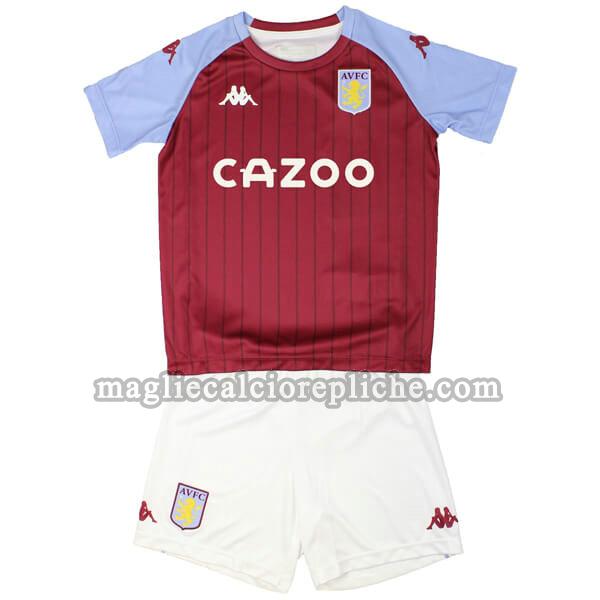 prima maglie calcio bambino aston villa 2020-2021