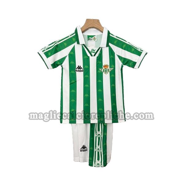 prima maglie calcio bambino athletic bilbao 1995 1997 bianco verde