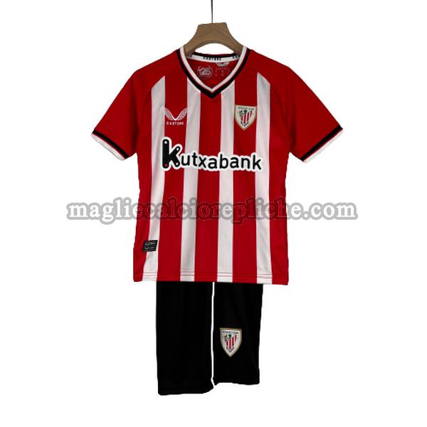 prima maglie calcio bambino athletic bilbao 2023 2024 rosso