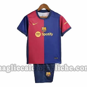 prima maglie calcio bambino barcellona 2024 2025 blu rosso