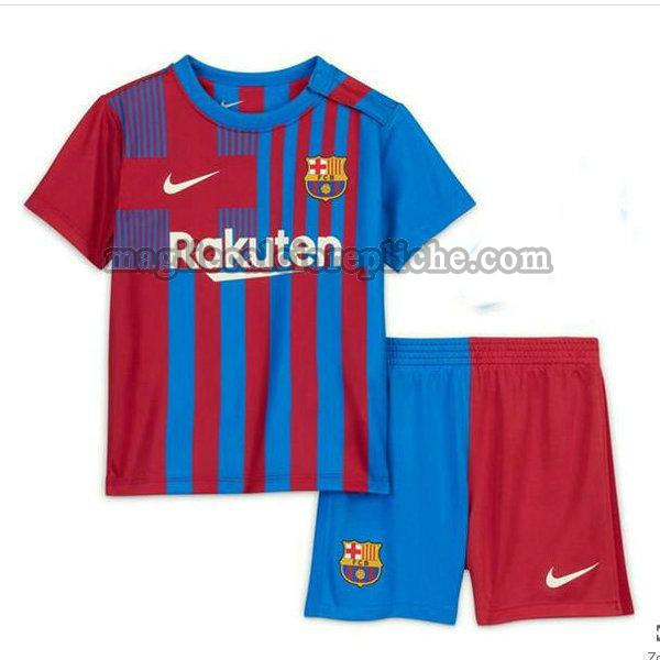 prima maglie calcio bambino barcellona 2021 2022 rosso blu