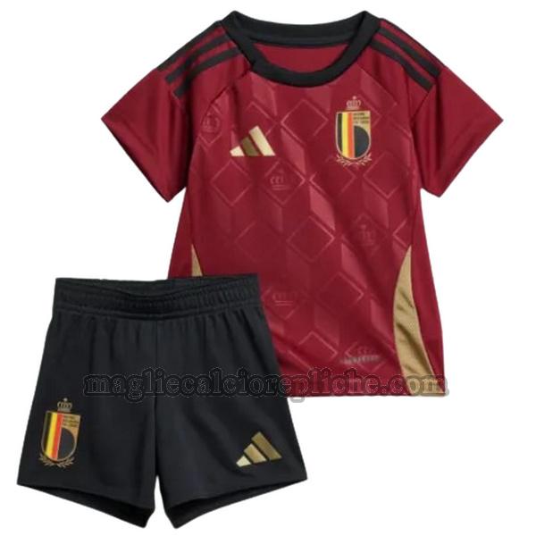 prima maglie calcio bambino belgio 2024 rosso