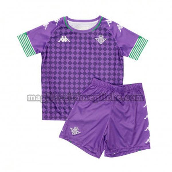 prima maglie calcio bambino betis siviglia 2020-2021 porpora