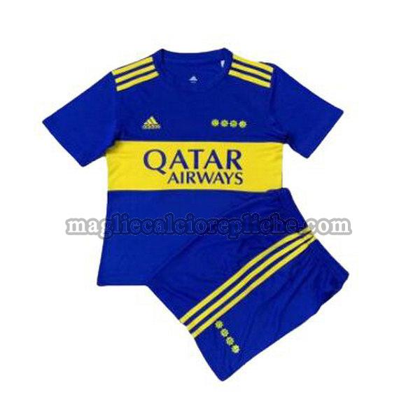 prima maglie calcio bambino boca juniors 2021 2022 blu