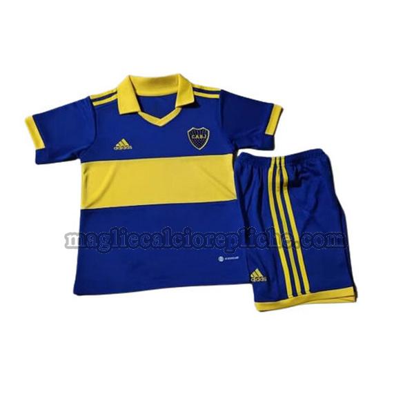 prima maglie calcio bambino boca juniors 2022 2023 blu