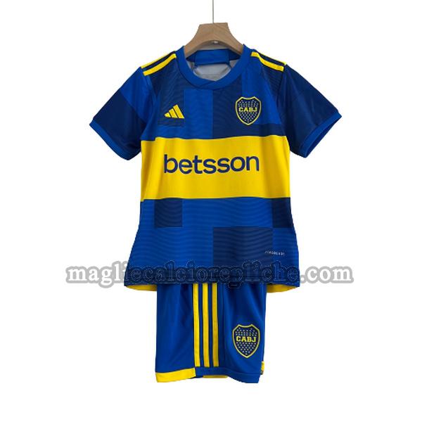 prima maglie calcio bambino boca juniors 2023 2024 blu