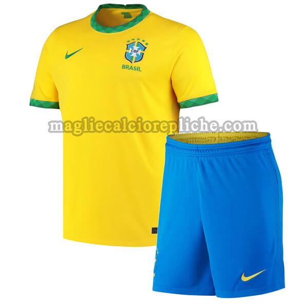 prima maglie calcio bambino brasile 2020 giallo