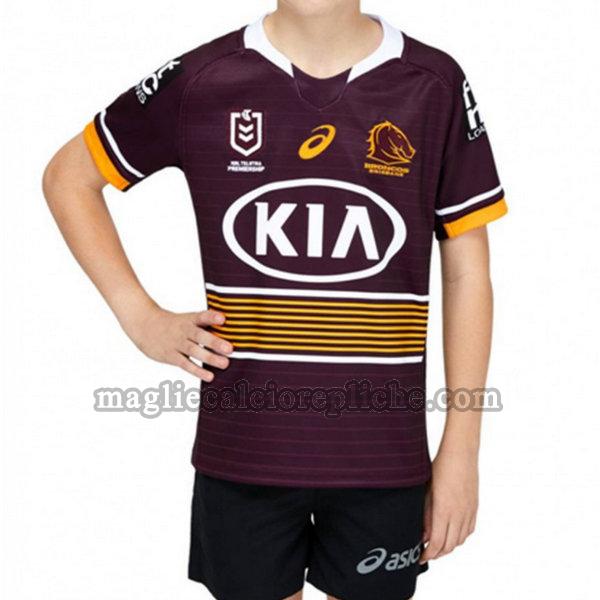 prima maglie calcio bambino brisbane broncos 2021 porpora