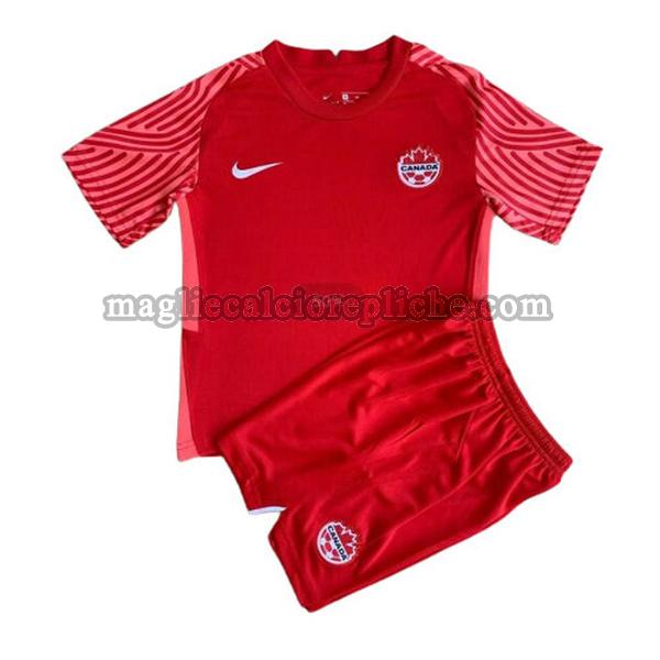 prima maglie calcio bambino canada 2022 2023 rosso