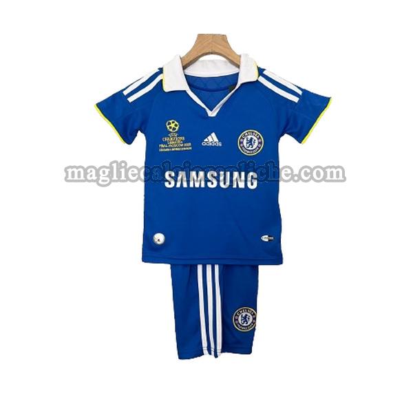 prima maglie calcio bambino chelsea 2008 2009 blu