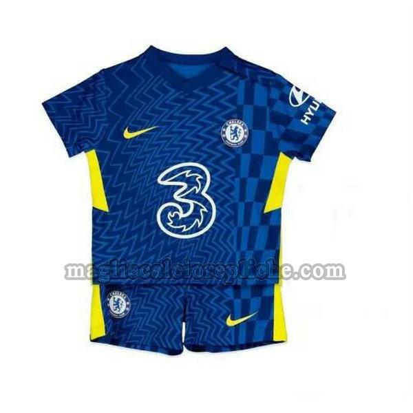 prima maglie calcio bambino chelsea 2021 2022 blu