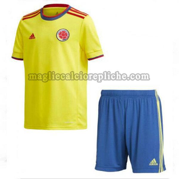 prima maglie calcio bambino colombia 2021 2022 giallo