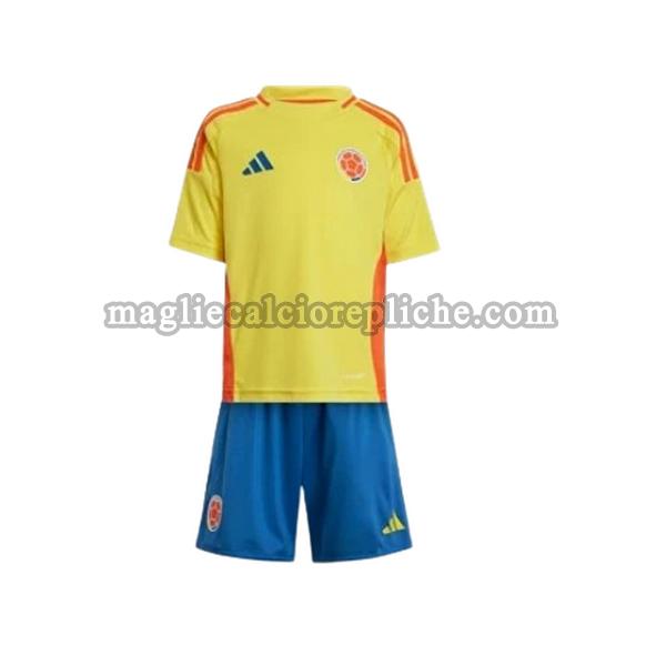 prima maglie calcio bambino colombia 2024 giallo
