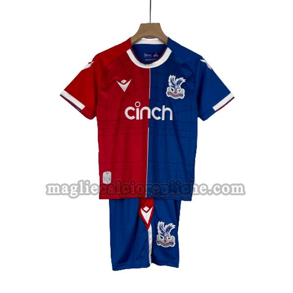 prima maglie calcio bambino crystal palace 2023 2024 rosso blu