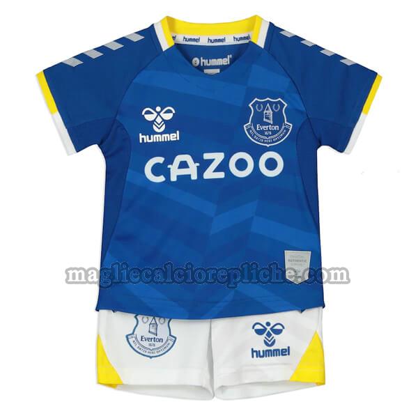 prima maglie calcio bambino everton 2021 2022 blu