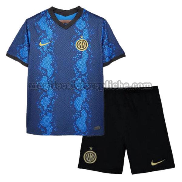 prima maglie calcio bambino inter 2021 2022 blu