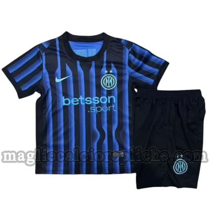 prima maglie calcio bambino inter 2025 2026 blu