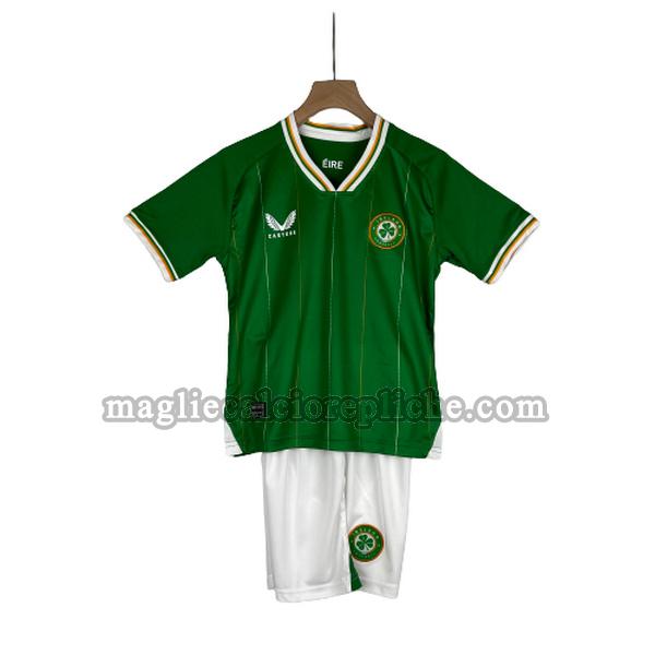 prima maglie calcio bambino irlanda 2023 2024 verde