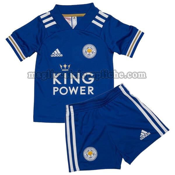 prima maglie calcio bambino leicester city 2020-2021 blu