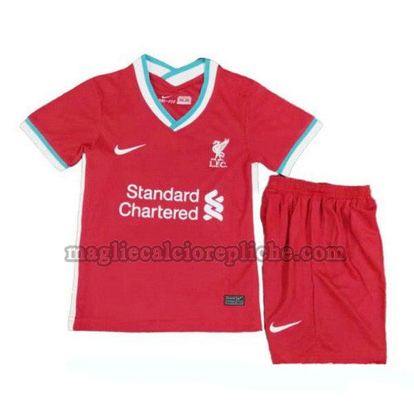 prima maglie calcio bambino liverpool 2020-2021