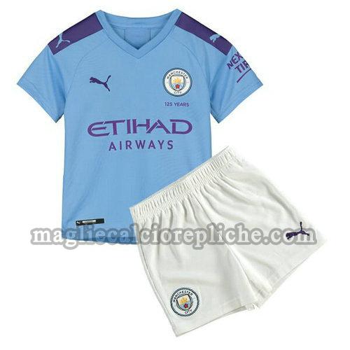 prima maglie calcio bambino manchester city 2019-2020