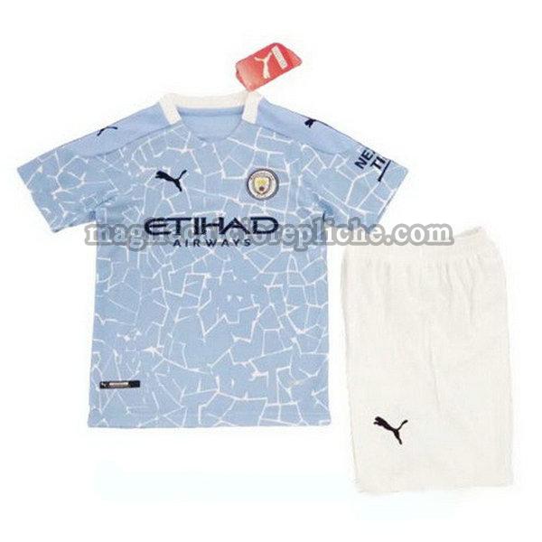 prima maglie calcio bambino manchester city 2020-2021