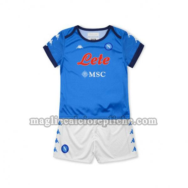 prima maglie calcio bambino napoli 2020-2021 blu