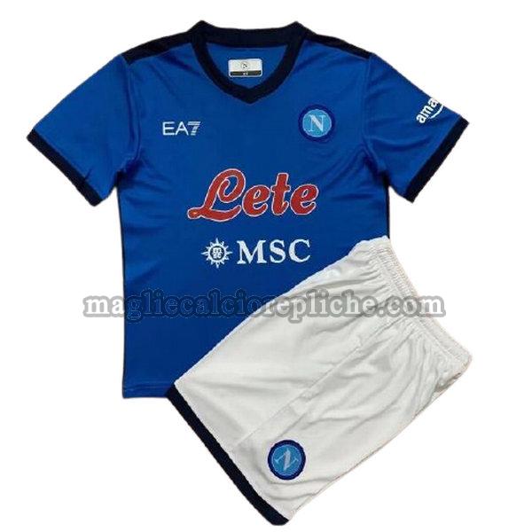 prima maglie calcio bambino napoli 2021 2022 blu